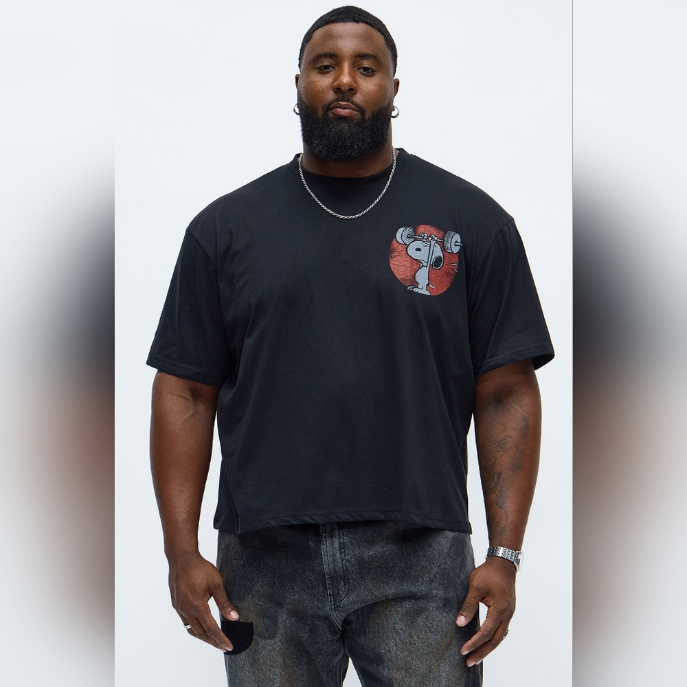 Peanuts Snoopy Savage Mode Oversized Short Sleeve Tee